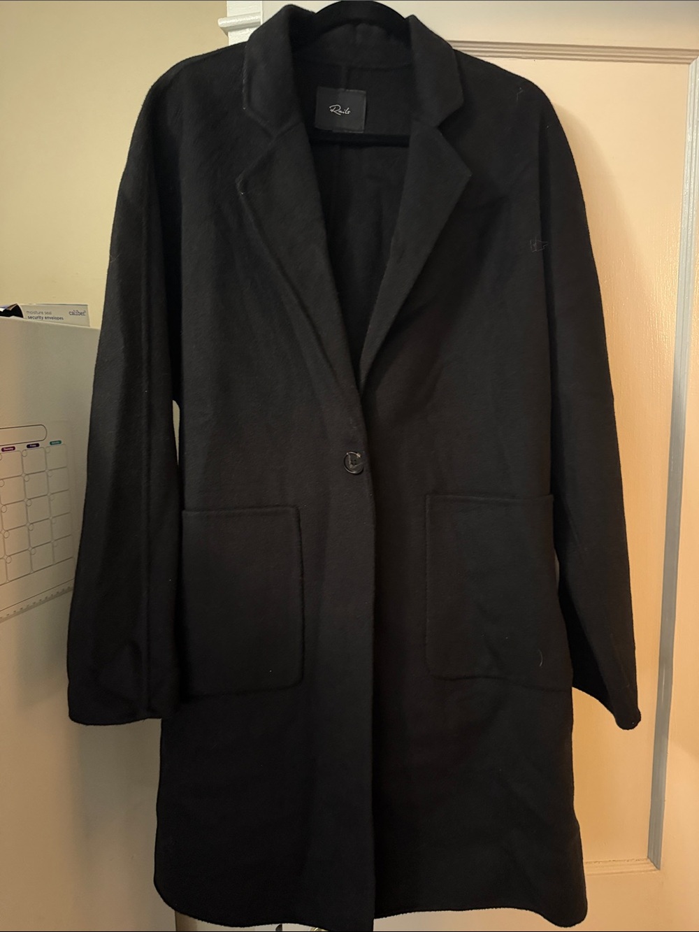 Rails Black Everest Single-Button  Coat with Patch Pockets - Picture 3 of 3